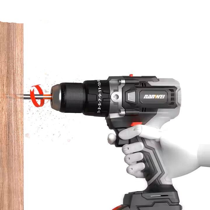 Cordless Screwdriver Impact Drill Set